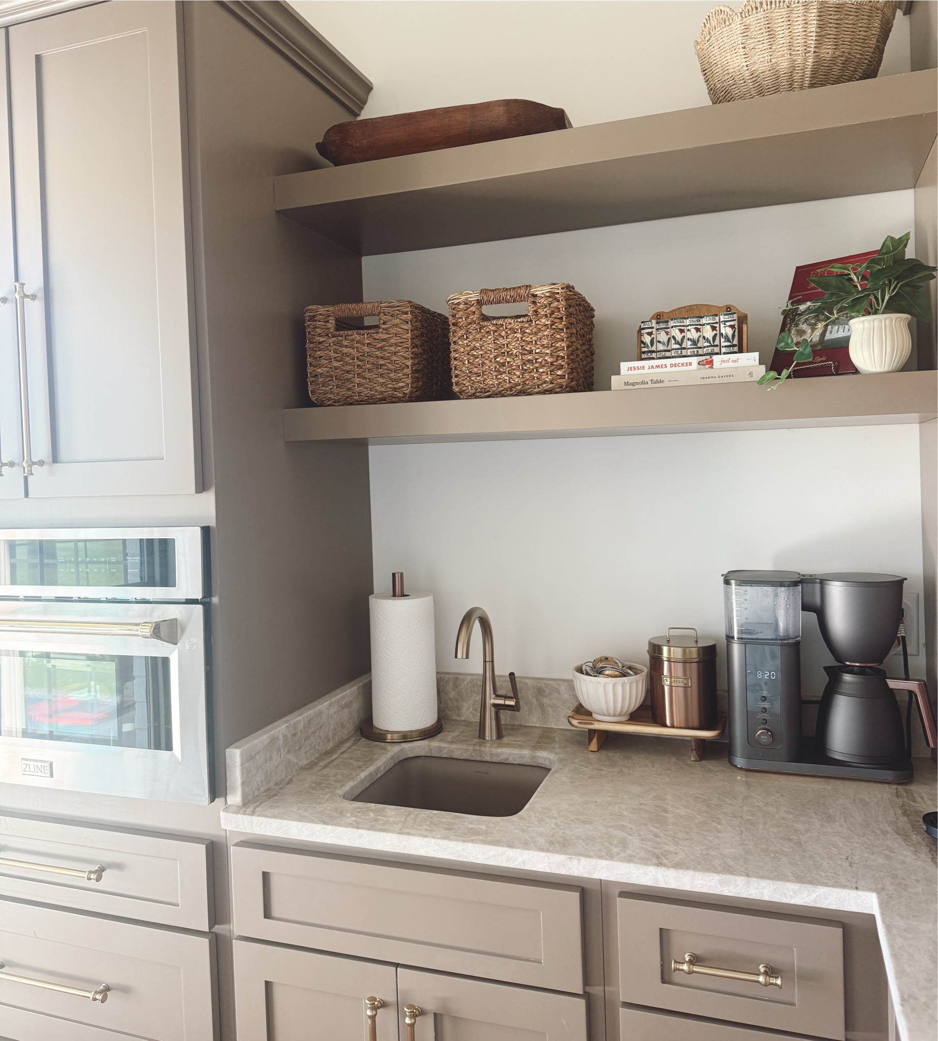 Pantry organization | pantry baskets | cafe coffee maker | butlers pantry | zline appliances | scallop basket | pantry sink | delta faucet | magnolia home | Mackenzie child’s | threshold studio McGee | storage & organization | Taj Mahal | cabinet hardware | delta faucet | champagne bronze hardware | Kohler sink | ninja appliances | spice jars | cook book | decorative baskets | home decor | interior design | pantry design | broccoli brown paint | amazon cabinet hardware | target pantry organization | target finds | @Target 

#LTKfoodie #LTKHome #LTKvlog