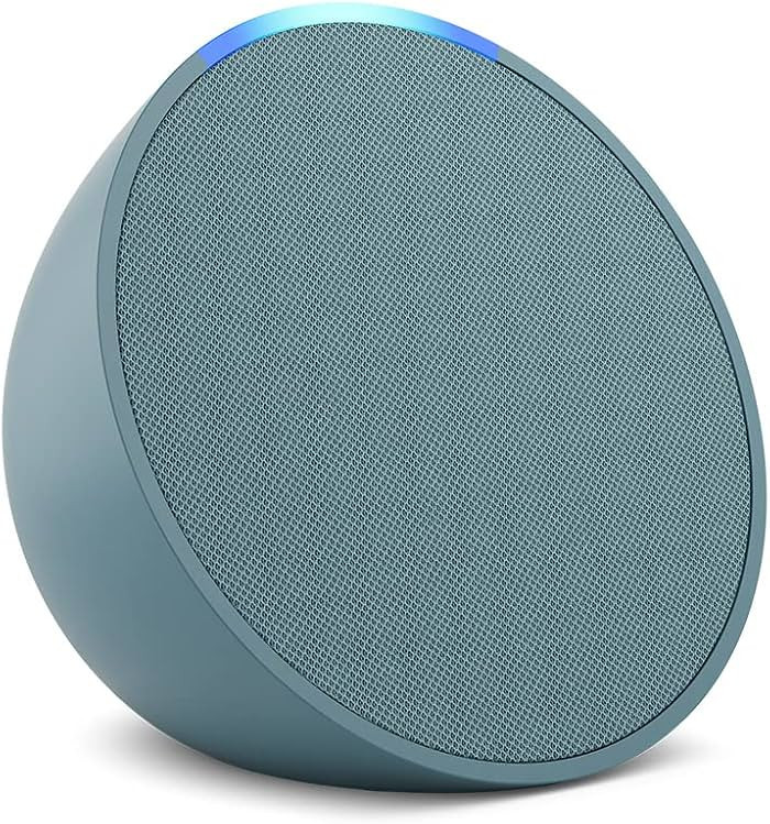 Introducing Echo Pop | Full sound compact smart speaker with Alexa | Midnight Teal | Amazon (US)