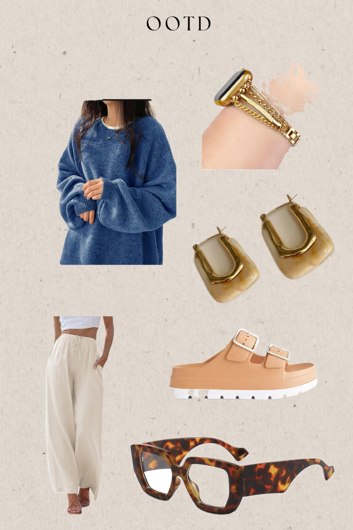 OOTD #ootd #bluesweater #linenpants #earrings #platformsandals #sahmfit

#LTKmidsize #LTKstyletip #LTKshoecrush