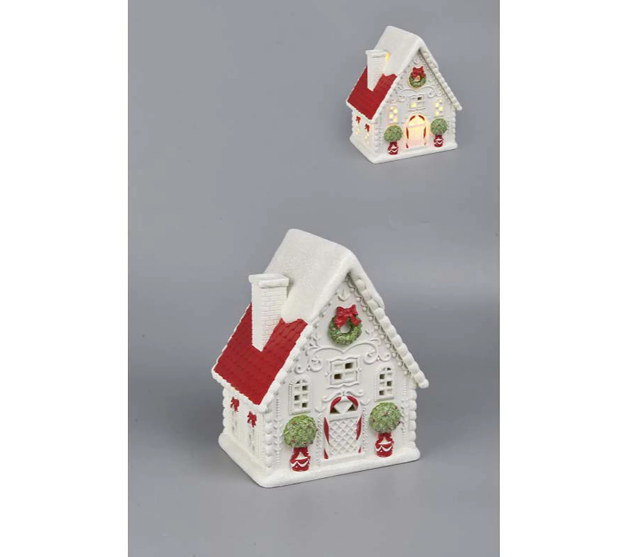 RC Home Decor 10 Gingerbread House with LED Li ghts | QVC