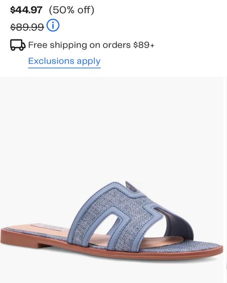 Blue Sandals on sale 


#LTKSaleAlert #LTKStyleTip #LTKFindsUnder50