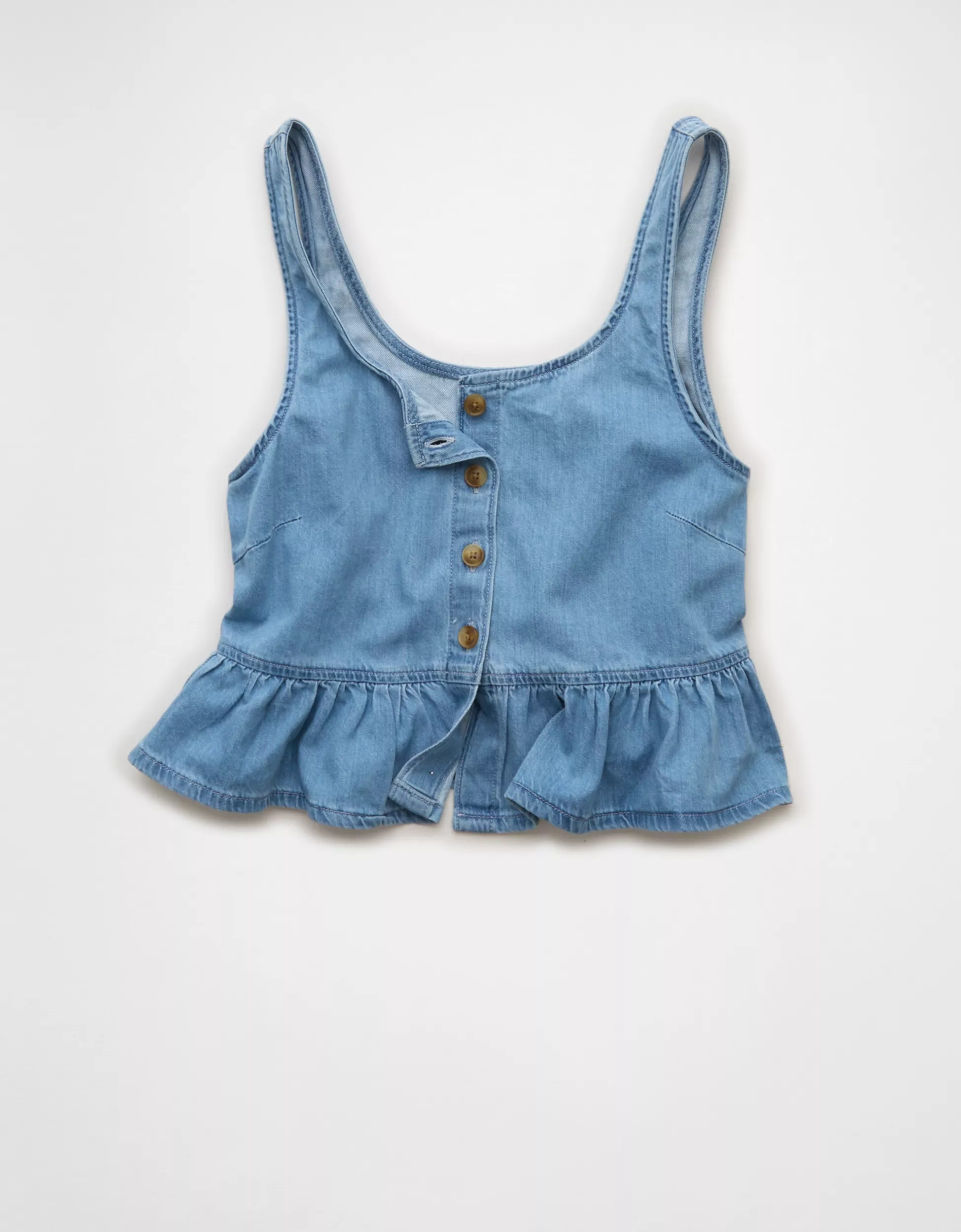 AE Denim Peplum Tank Top | American Eagle Outfitters (US & CA)