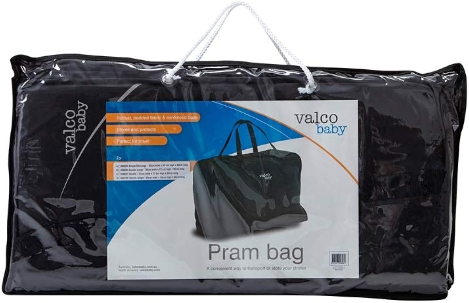 Valco Baby Universal Storage Bag for Single & Twin Strollers \u2013 Fits Snap Duo, Trend, NEO Twi... | Amazon (US)