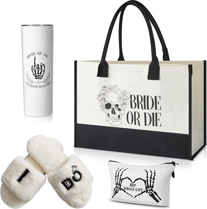 Set of 4 Bride or Die Bride tumbler to Be Gifts Bridal Shower Bachelorette Gifts for Wedding with... | Amazon (US)