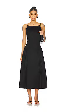 ASTR the Label Drop Waist High Neck Dress in Black from Revolve.com | Revolve Clothing (Global)