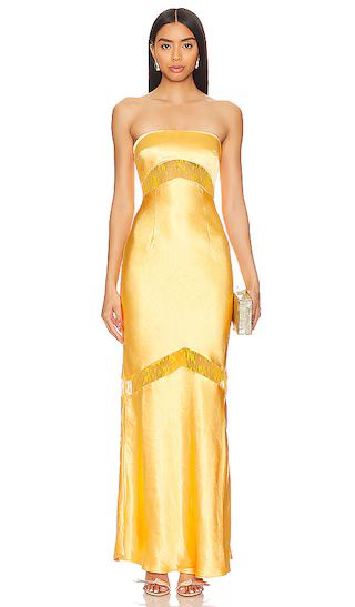 Melrose Dress in Golden | Revolve Clothing (Global)
