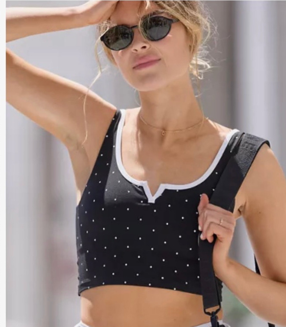 OFFLINE By Aerie Real Me Tipped Low Key Longline Sports Bra 

 #LTKgrwm #LTKootd #LTKSaleAlert