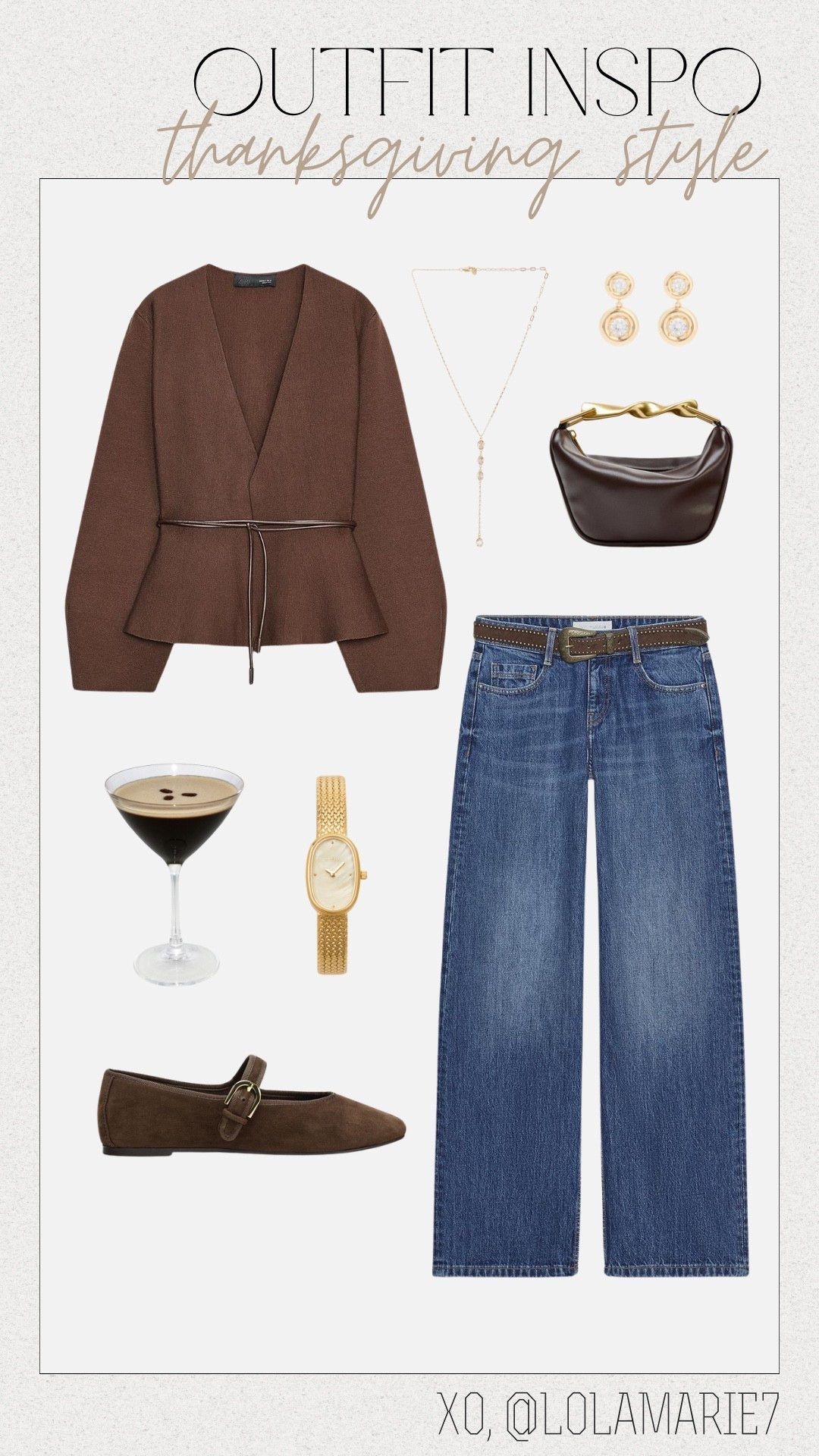 Thanksgiving outfit into 🤎

#zara #revolve #thanksgiving 

#LTKootd #LTKHoliday