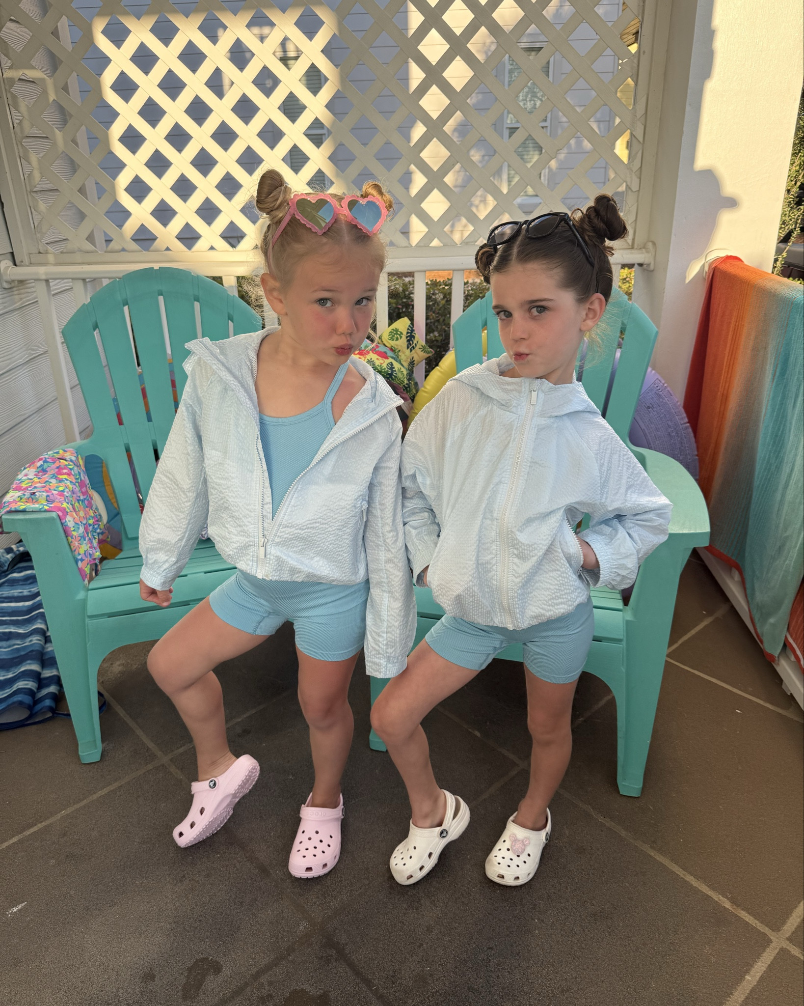 Cutest girls athleisure outfit! Both girls are in XS

Summer outfit, kids outfit, girls outfit, toddler girl

#LTKKids #LTKStyleTip #LTKSpringSale