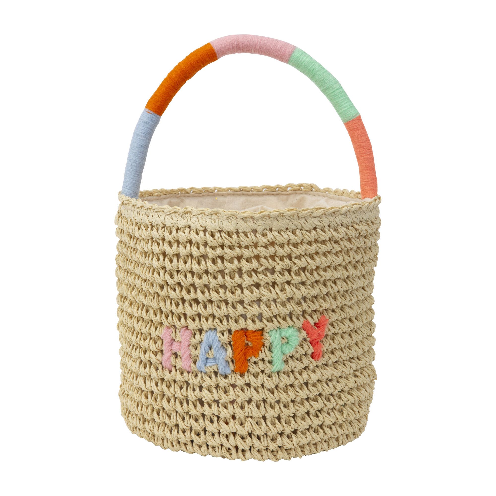 Happy Woven Straw Bag | Maisonette