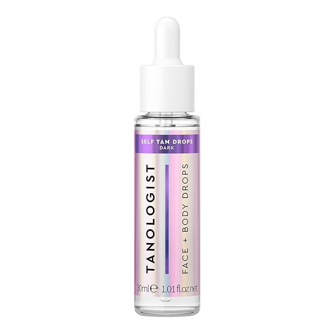 Tanologist Face and Body Drops, Dark - Illuminating Self Tan Drops, Vegan and Cruelty Free, 1.01 ... | Amazon (US)