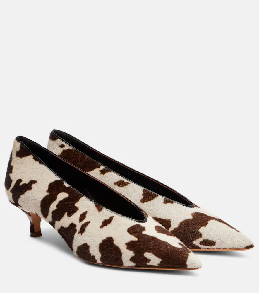 Le Monde Béryl Salones Babouche de pelo de becerro | Mytheresa (INTL)