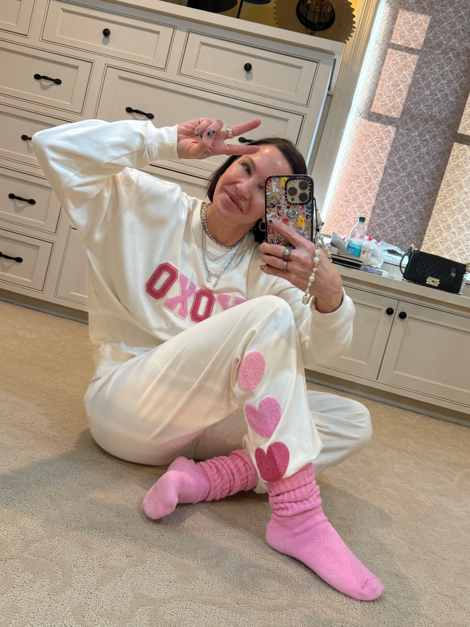 Valentine’s Day matching set from beach riot, skins hot pink cozy socks 

#LTKSeasonal #LTKStyleTip #LTKGiftGuide