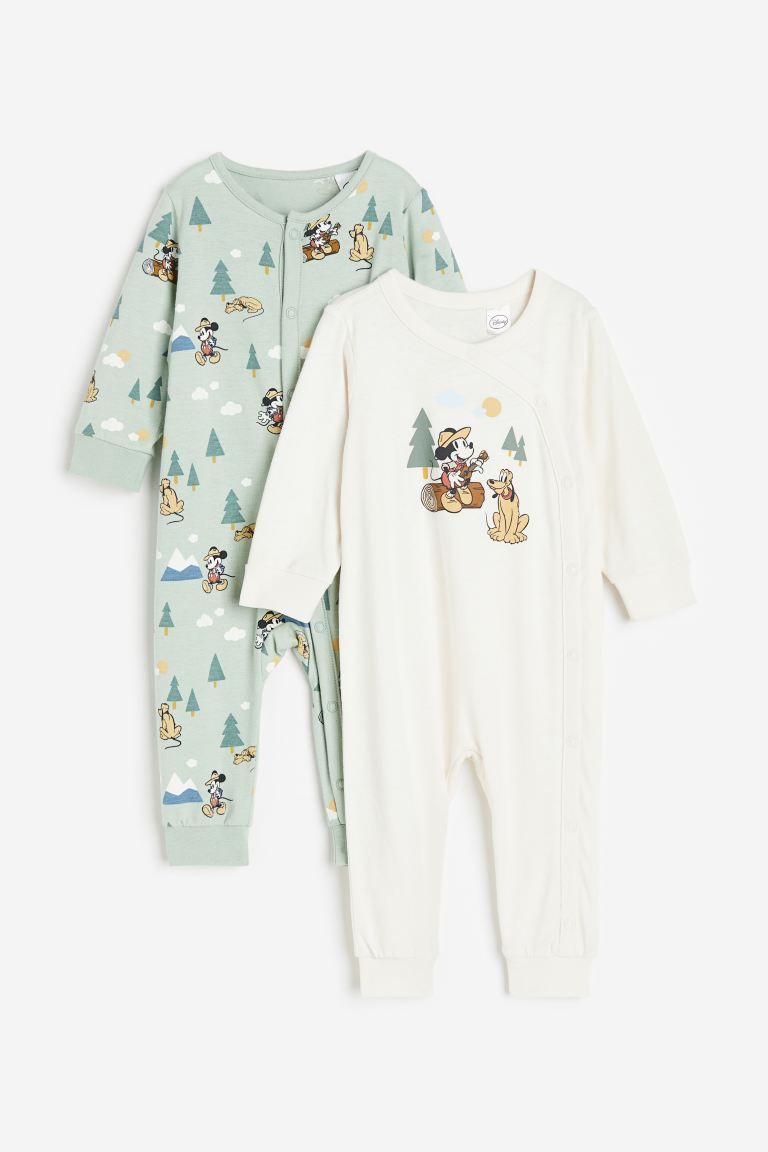 2-pack printed pyjamas | H&M (UK, MY, IN, SG, PH, TW, HK)