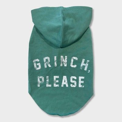 Grayson Pup Grinch Please Dog Hoodie - Green | Target