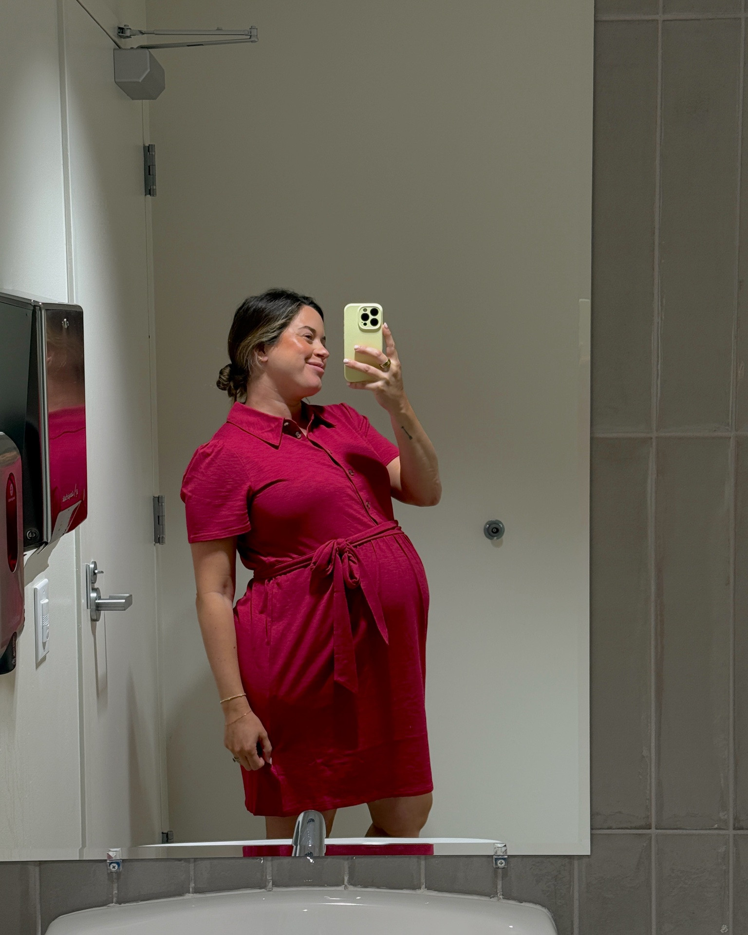 Office ootd - dress is size 10, not maternity but bump friendly.

#LTKootd #LTKBump #LTKWorkwear