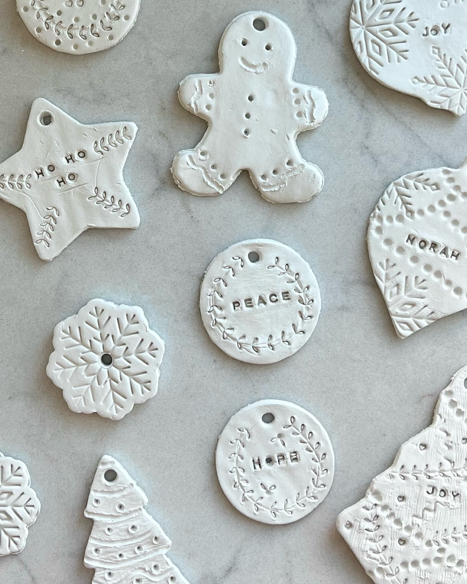 Christmas crafting. Making memories & ornaments ✨ 
Everything we used linked below.
#airdryclay #ornaments #christmascraft #kids 

#LTKKids #LTKHoliday #LTKSeasonal