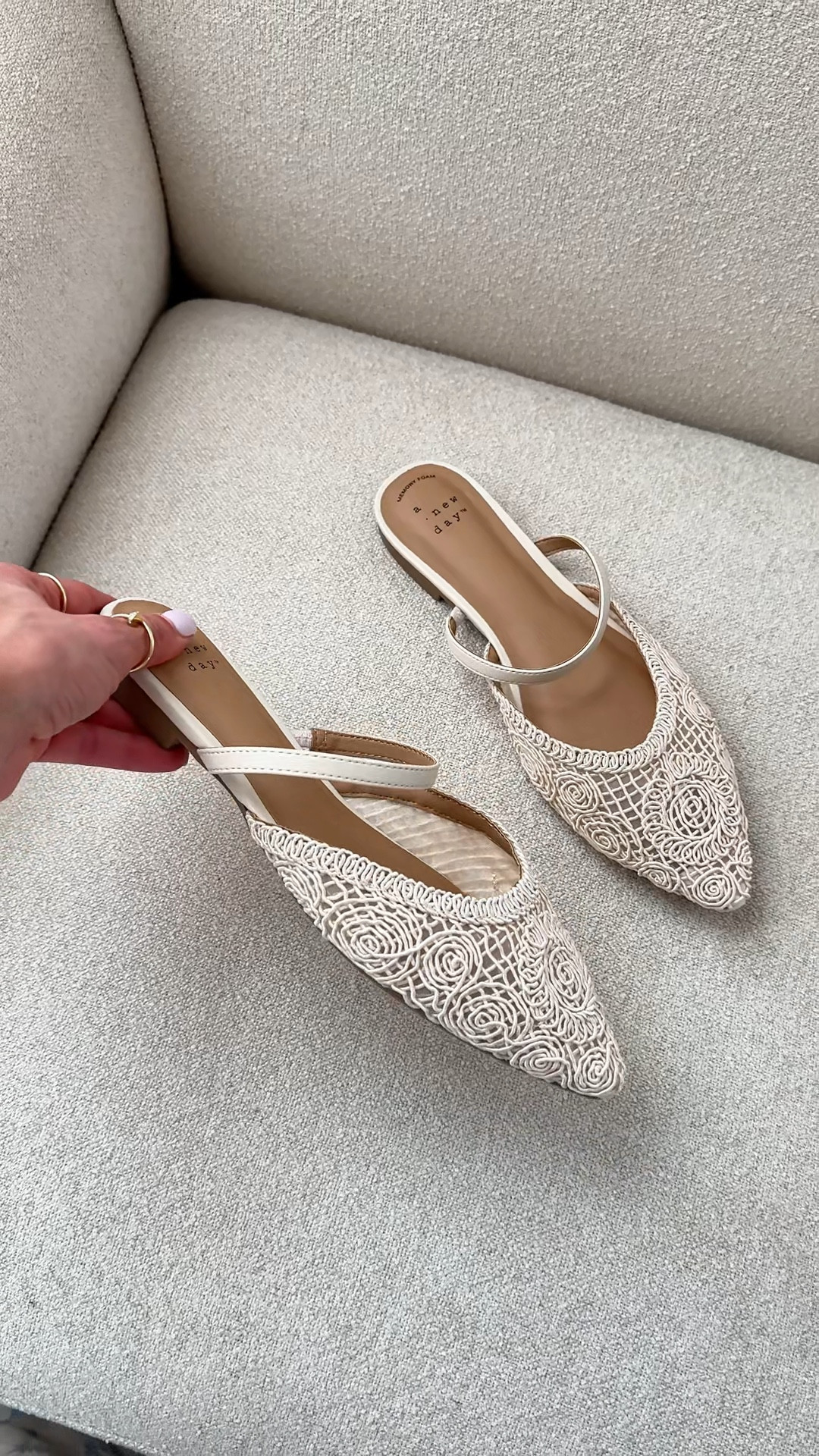 New spring shoes from target. Spring mules. Summer shoes. Business casual. Cream mules. TTS for me.

#LTKWorkwear #LTKootd #LTKTravel