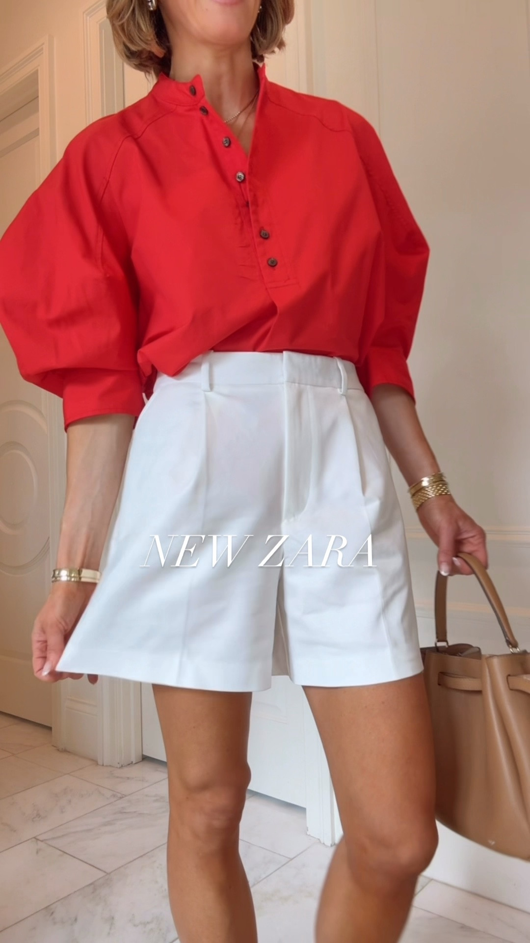 Zara summer outfit! Size down in the sports they run a tad big