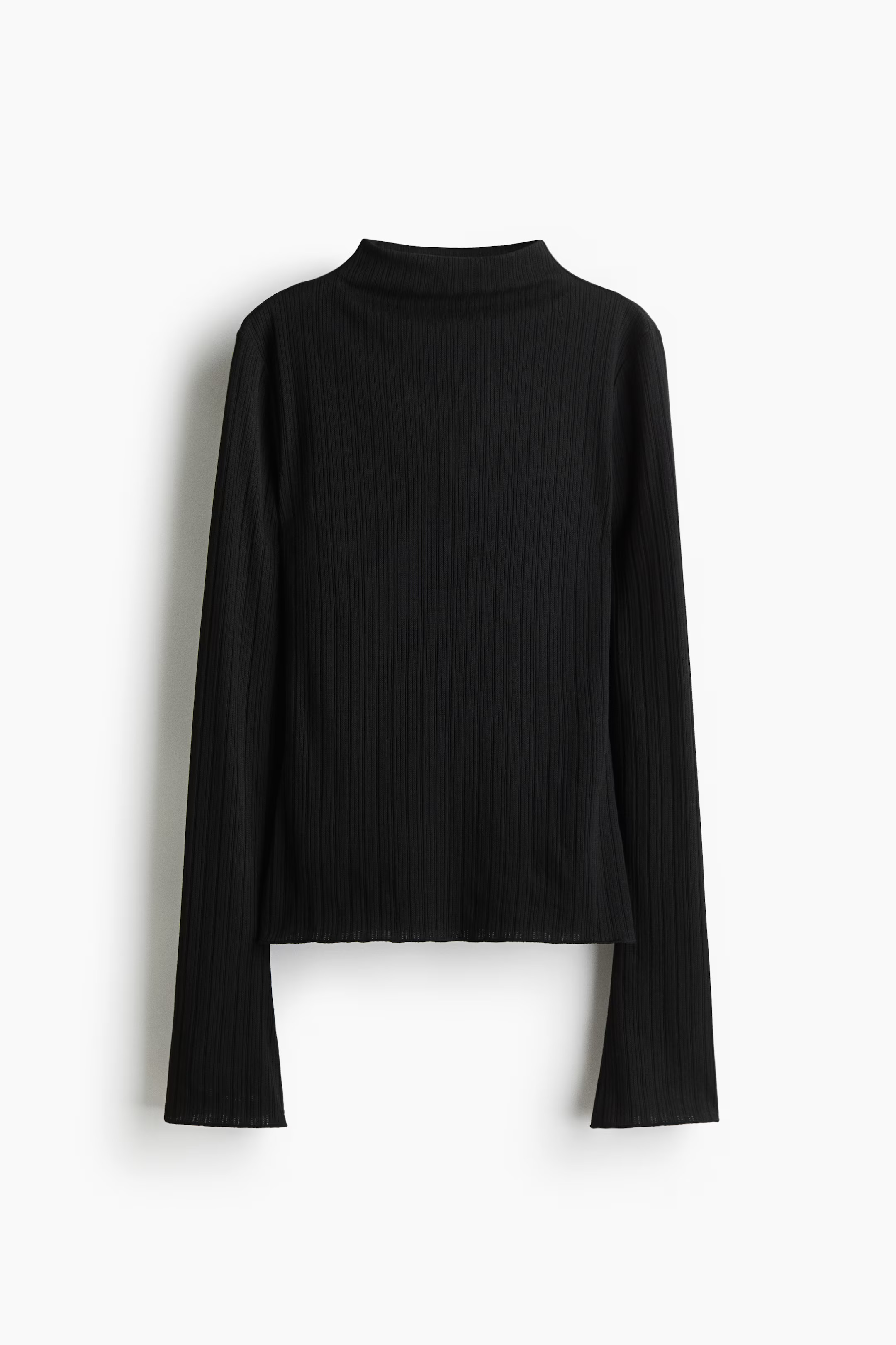Ribbed Mock Turtleneck Top | H&M (US + CA)