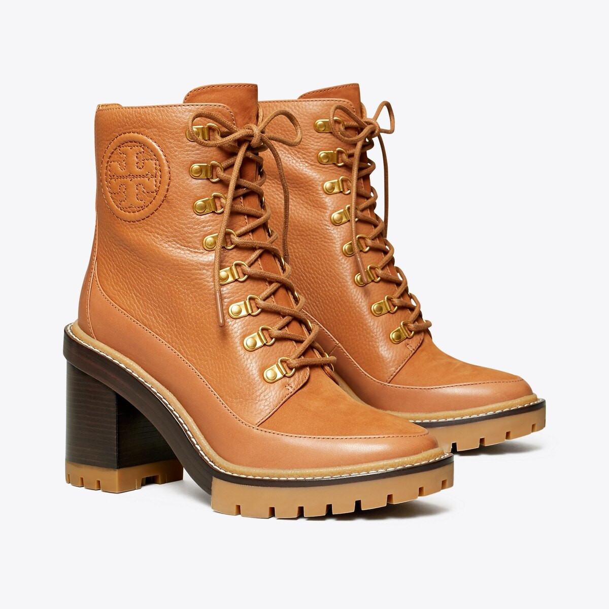 Miller Mixed-Materials Lug Sole Boot | Tory Burch (US)