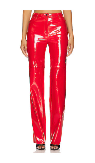 Killa Trousers in Red Patent | Revolve Clothing (Global)