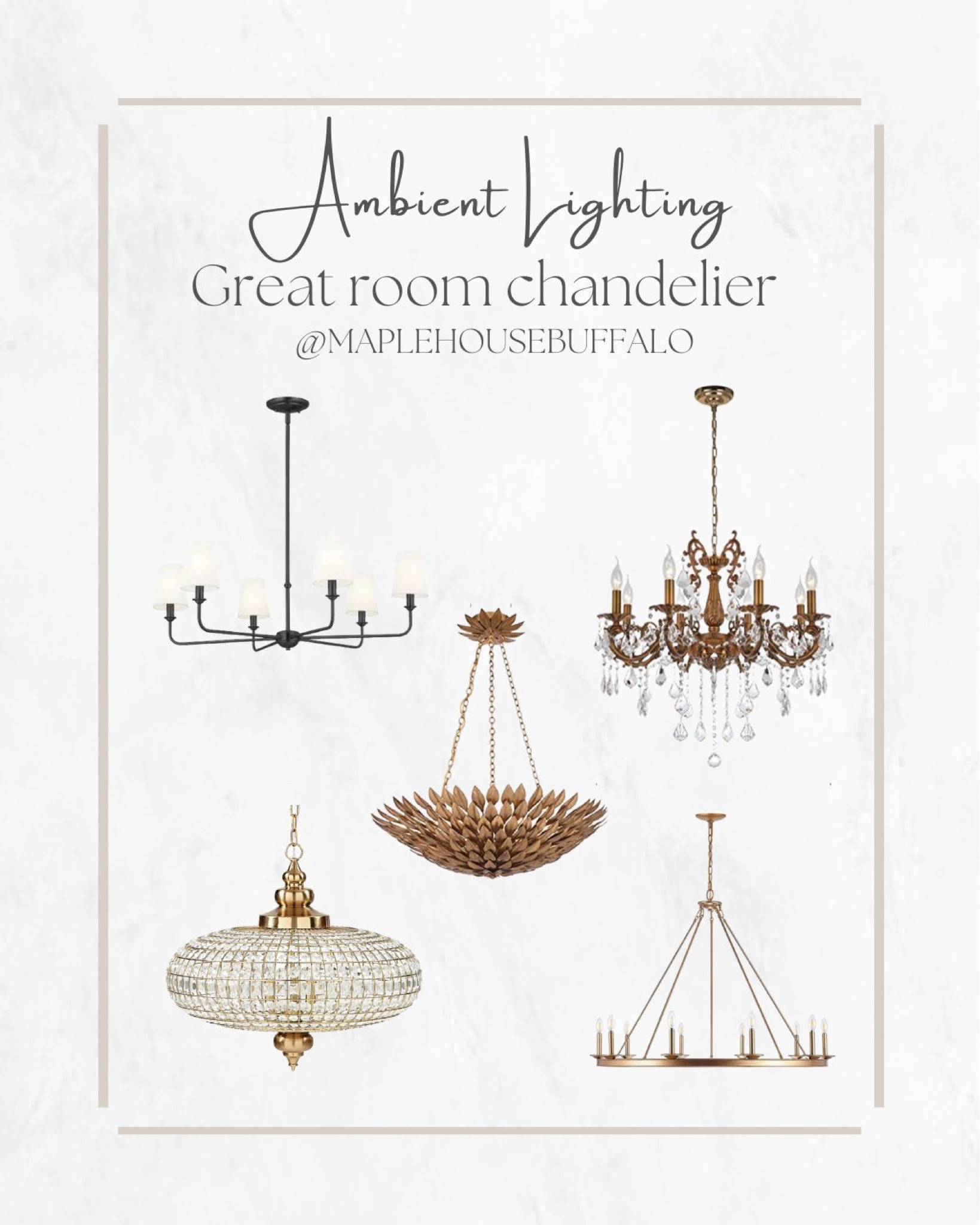 Great room chandelier - living room chandelier - gold - black - ambient lighting - light fixture - antique - traditional - modern - transitional 

#LTKstyletip #LTKFind #LTKhome