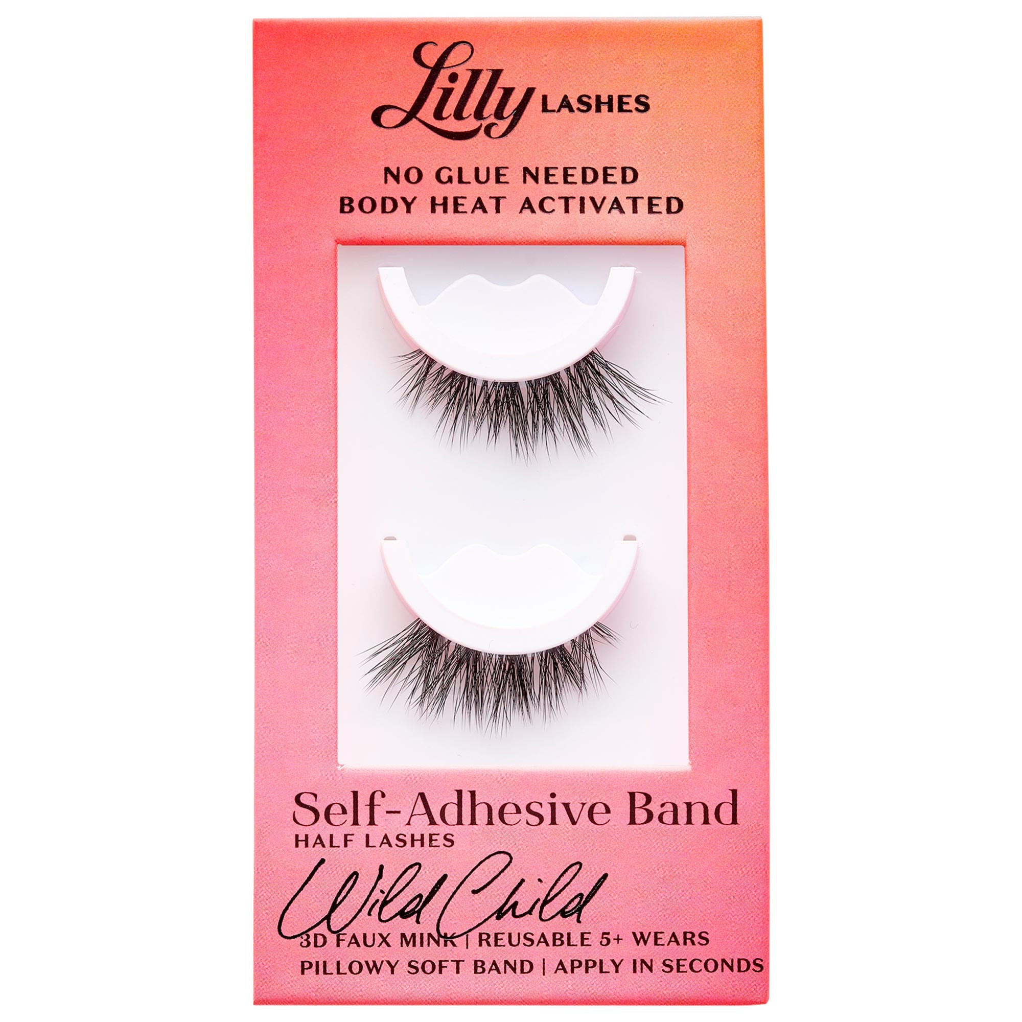 Lilly Lashes Self Adhesive Half Lashes Wild Child | Sephora (US)
