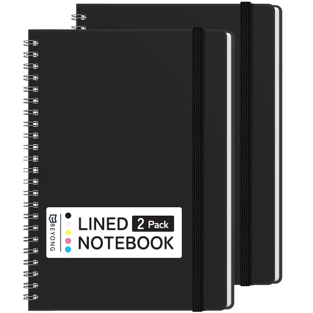 BEYONG Spiral Journal Notebook 2 Pack - 5x8 | Amazon (US)