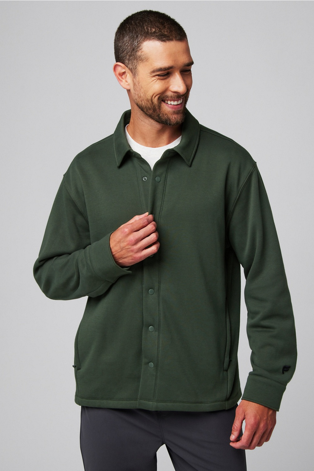 The Go-To Shirt Jacket | Fabletics