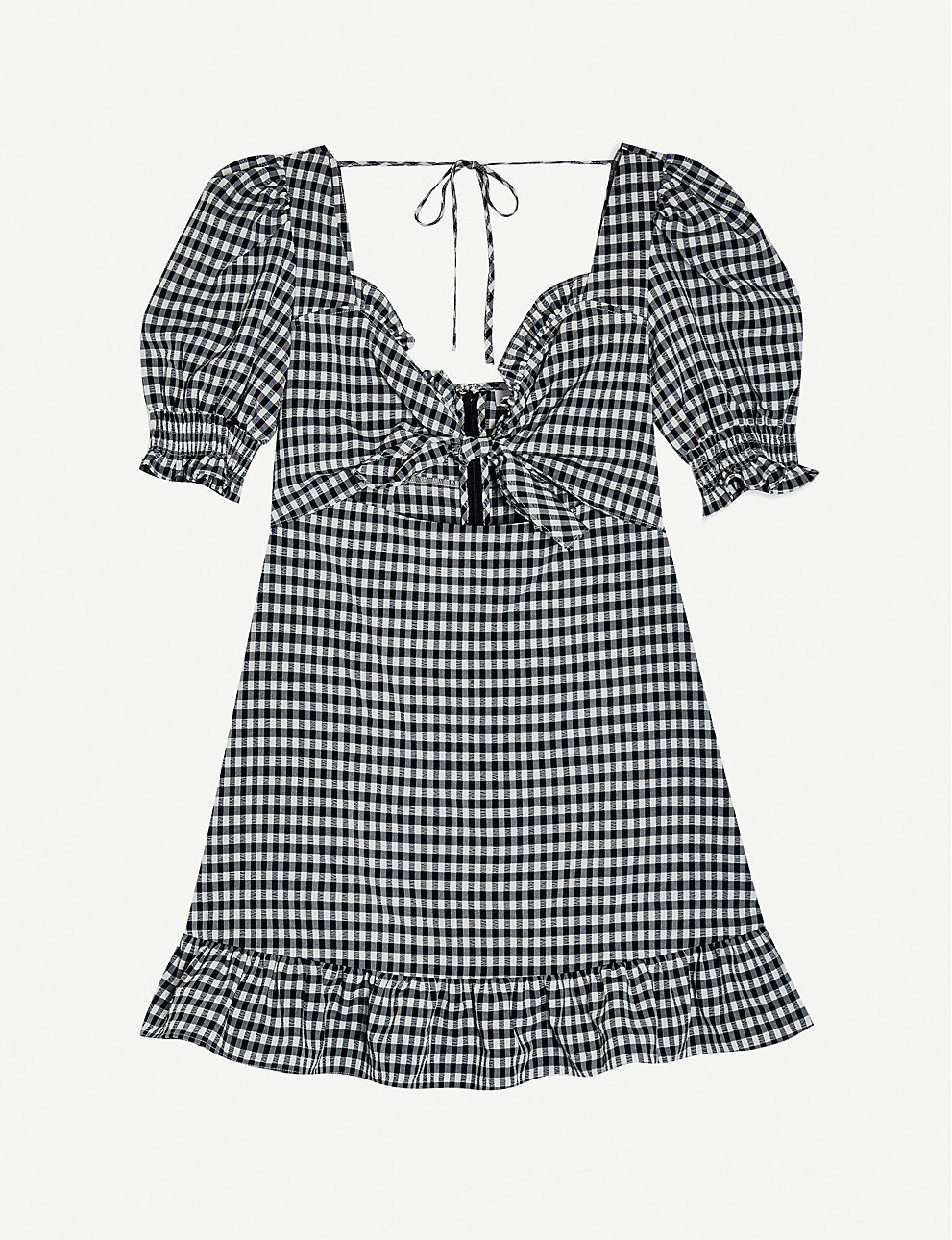 TOPSHOP
          
          Gingham-print stretch-woven mini dress
        
      

      

   ... | Selfridges
