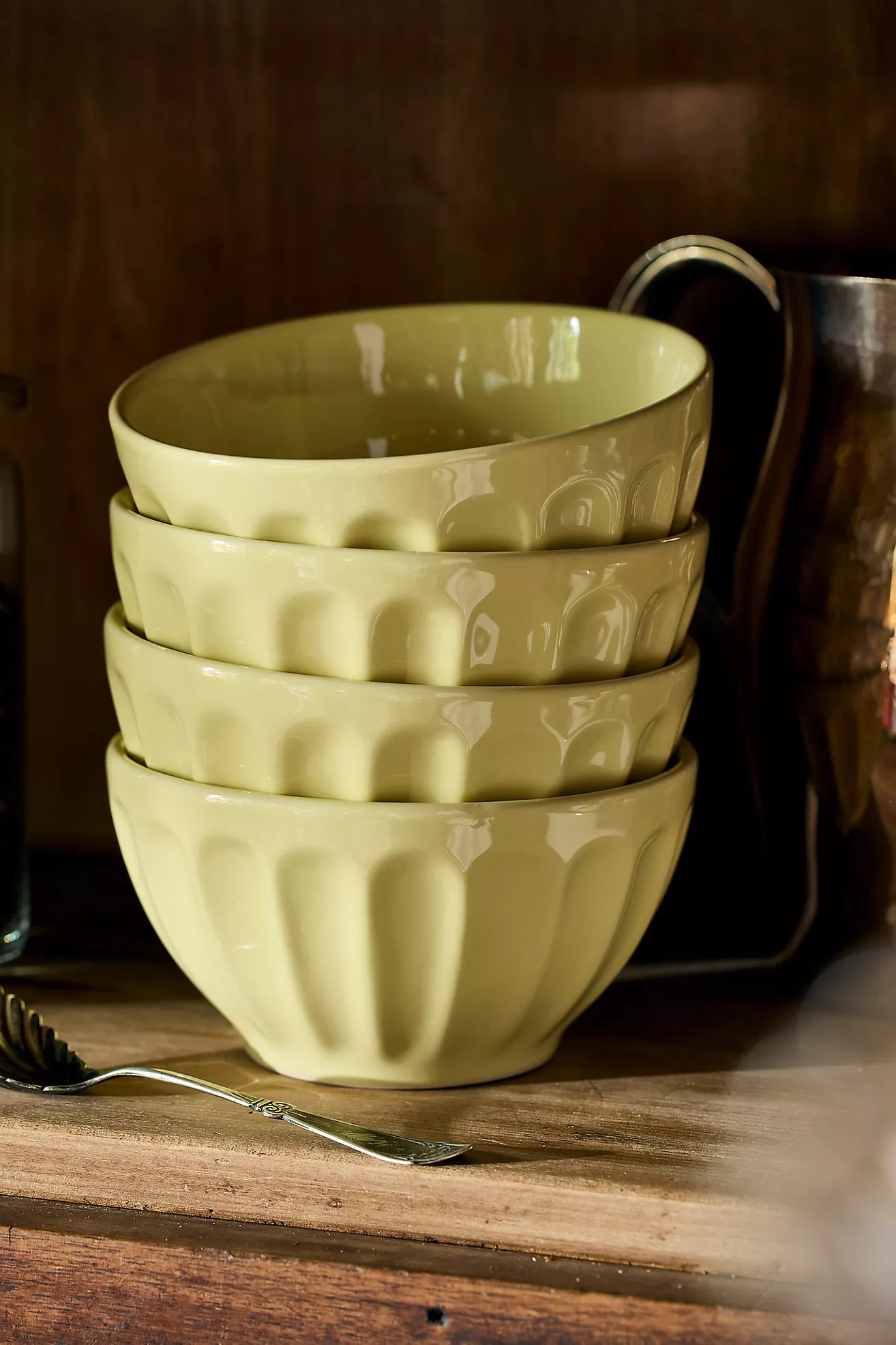 The Latte Stoneware Cereal Bowls, Set of 4: Amelie Edition | Anthropologie (US)