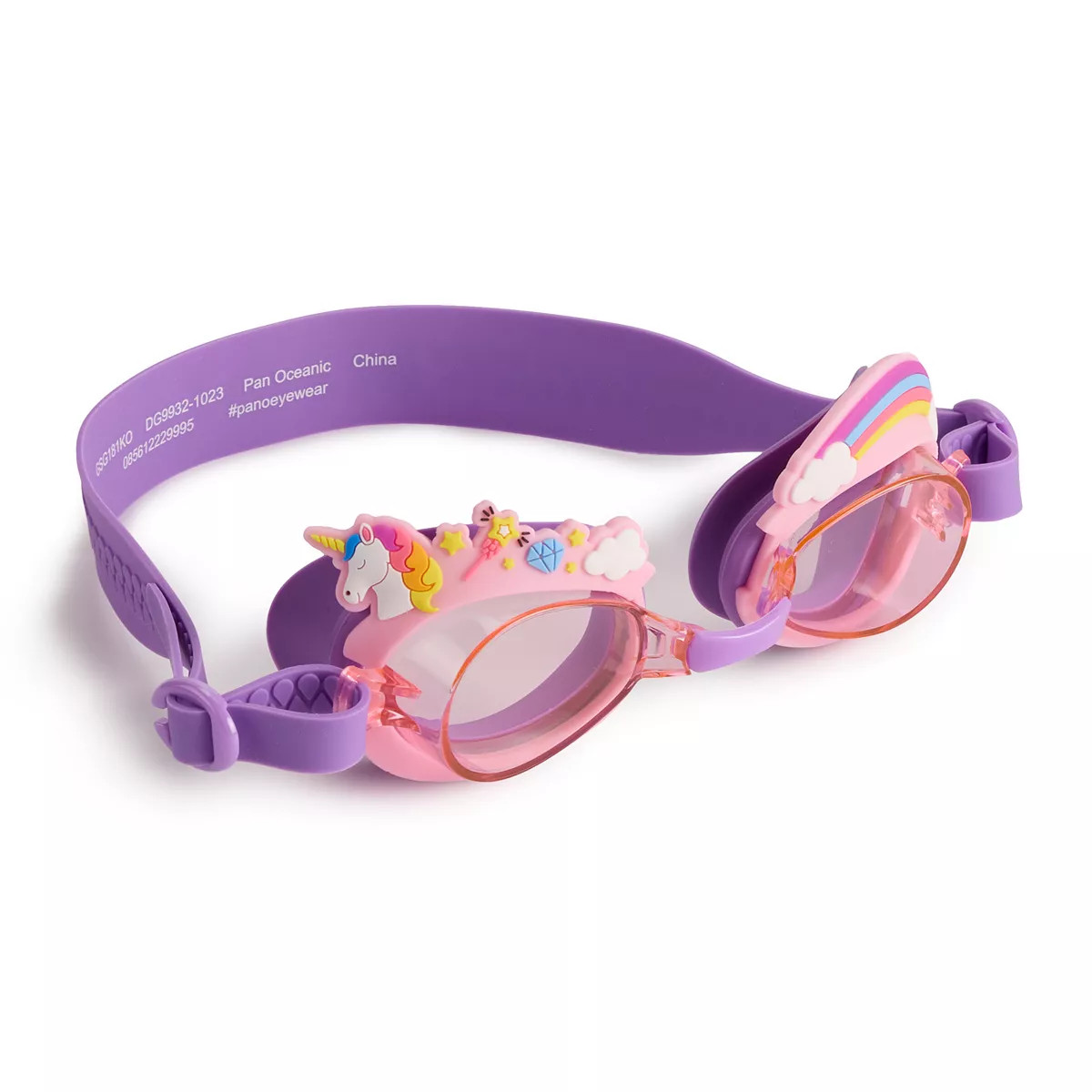 Kid's Pan Oceanic Unicorn Rainbow Goggles & Case | Kohl's