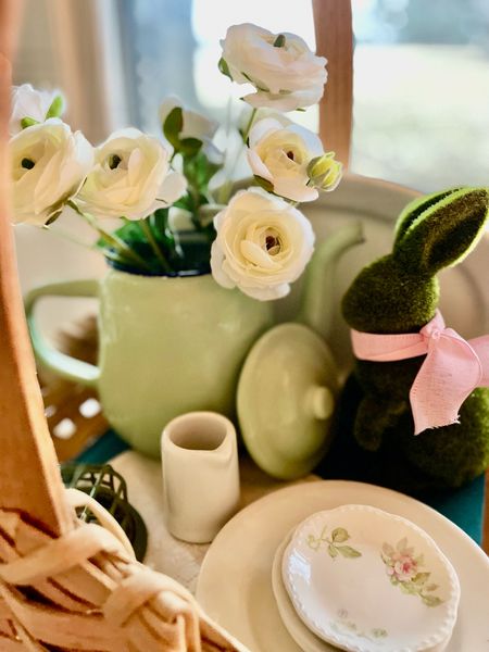 Spring is in full bloom! With the use of my favorite faux flowers mixed with milk glass, ironstone and a few bunnies, my home is all ready for the new season! You truly don’t need to do a lot to transform and update your space from one season to the next!

#LTKstyletip #LTKSeasonal #LTKhome