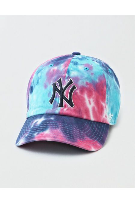 '47 Brand NY Yankees Tie Dye Clean Up Hat | American Eagle Outfitters (US & CA)