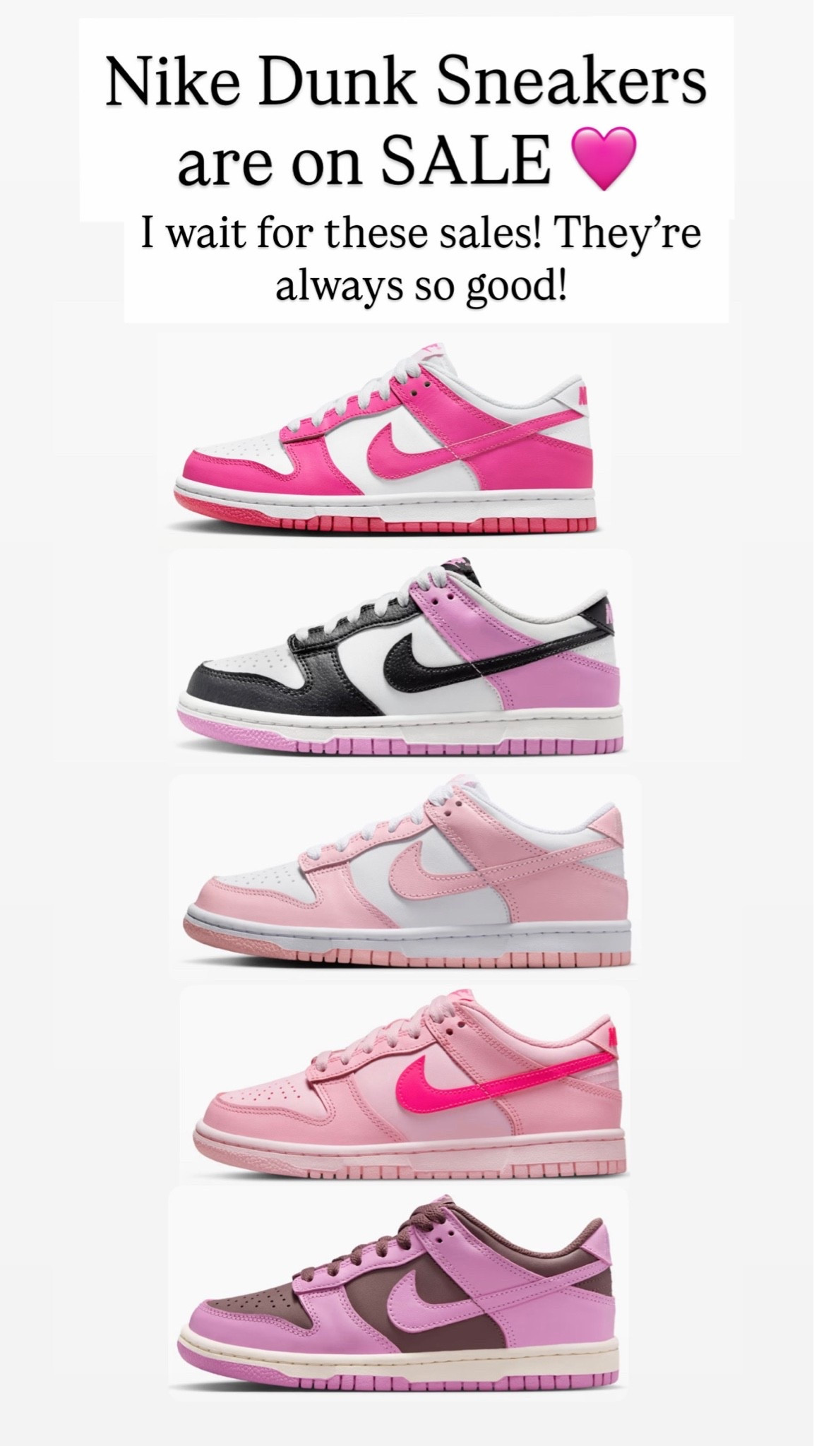 Nike Dunk Sneakers for Girls on sale

#LTKKids #LTKSaleAlert
