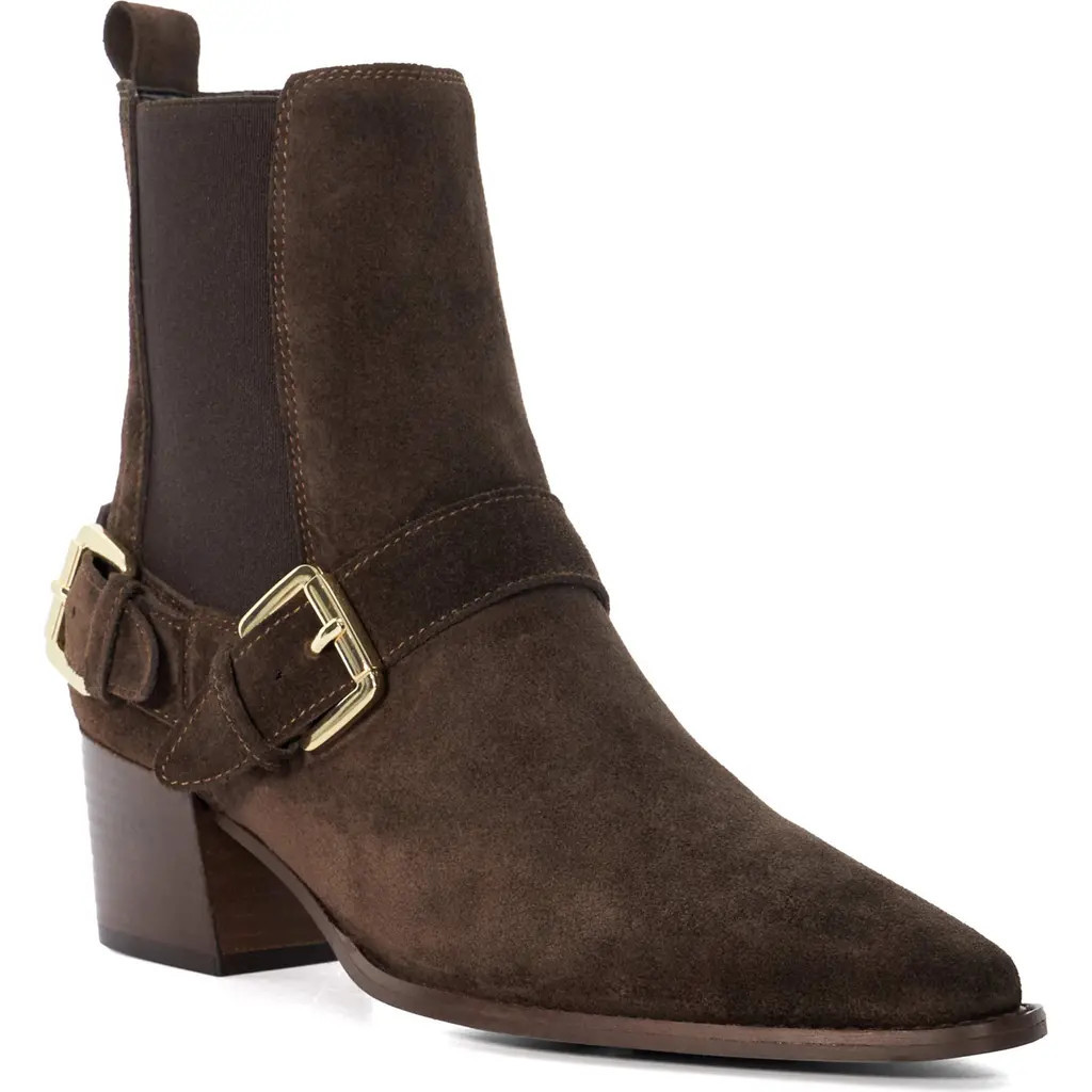 Dune London Panino Pointed Toe Chelsea Boot in Brown at Nordstrom Rack, Size 9Us / 39Eu | Nordstrom Rack