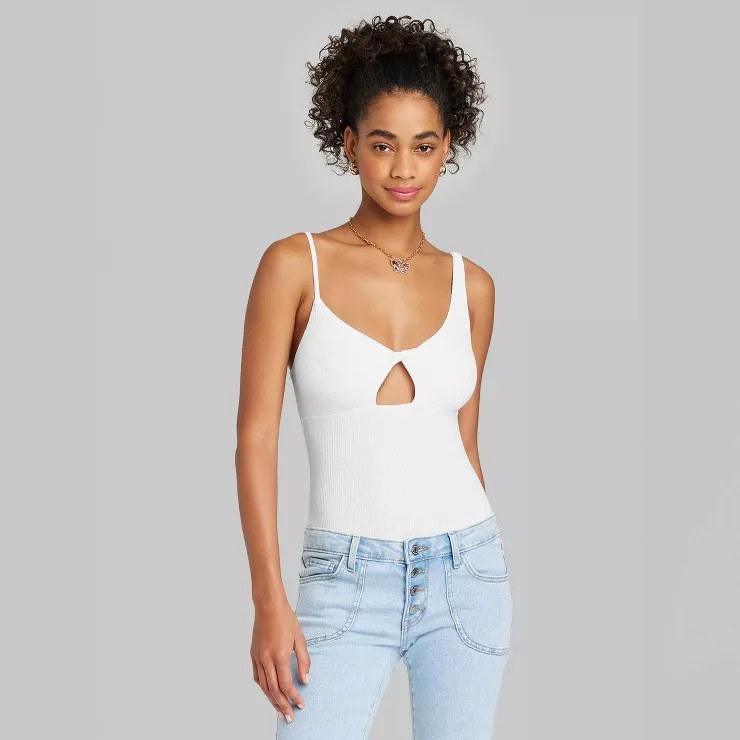 Women's Twist-Front Tank Bodysuit - Wild Fable™ | Target