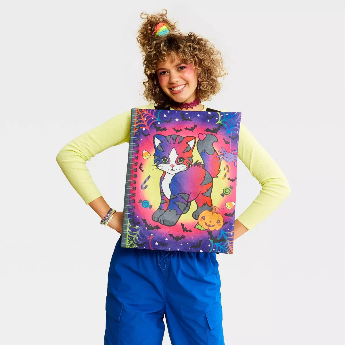 Kids + Adult Retro Notebook Halloween Costume Sandwich Board One Size Fits Most - Hyde & EEK! Bou... | Target