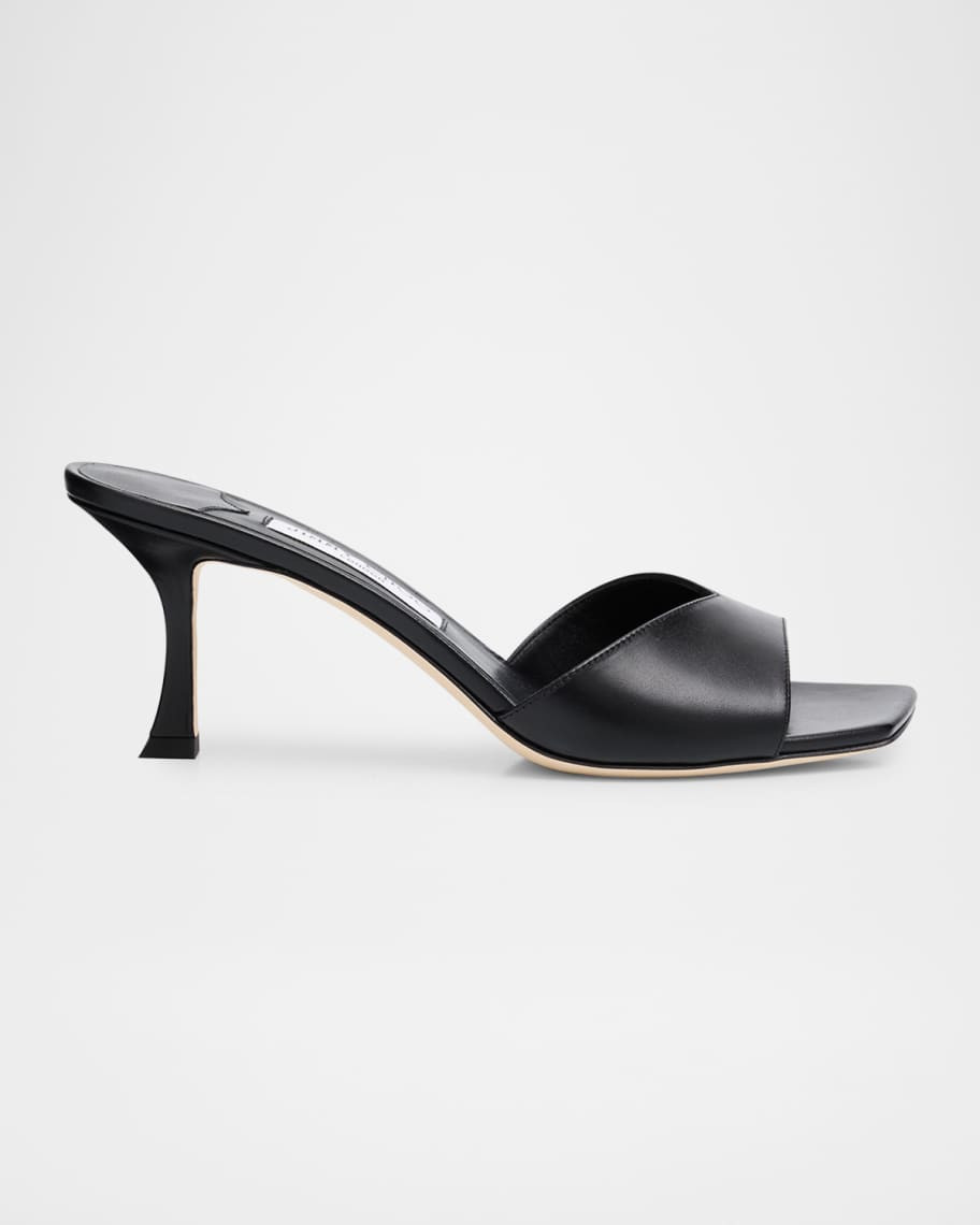 Jimmy Choo Skye Leather Slide Sandals | Neiman Marcus