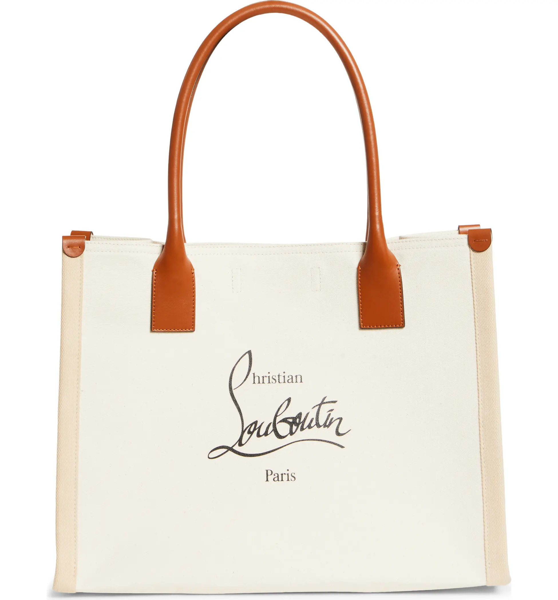 Christian Louboutin Large Nastroloubi Canvas Tote | Nordstrom | Nordstrom