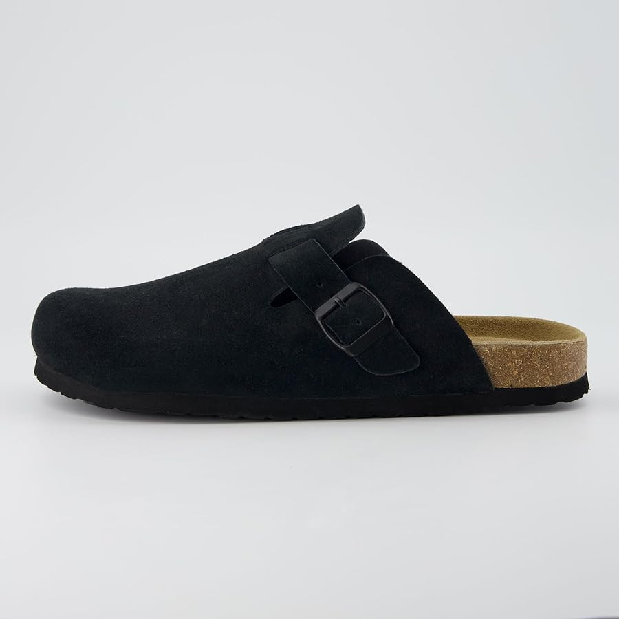 CUSHIONAIRE Haze Genuine Suede Leather Mens Clogs - Comfortable Slip On Potato Shoes for Men with... | Amazon (US)