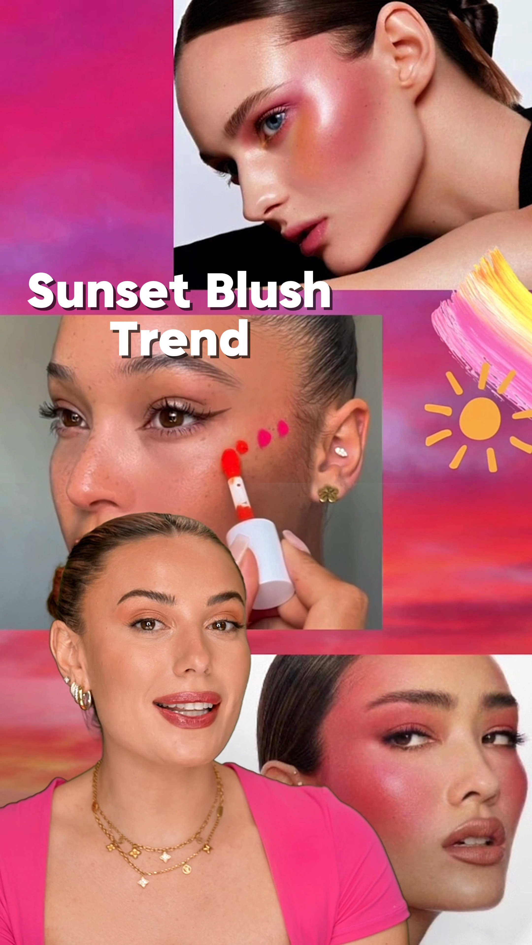 Sunset Blush Trend💗🧡☀️ 

#LTKVideo #LTKSummerSales #LTKBeauty