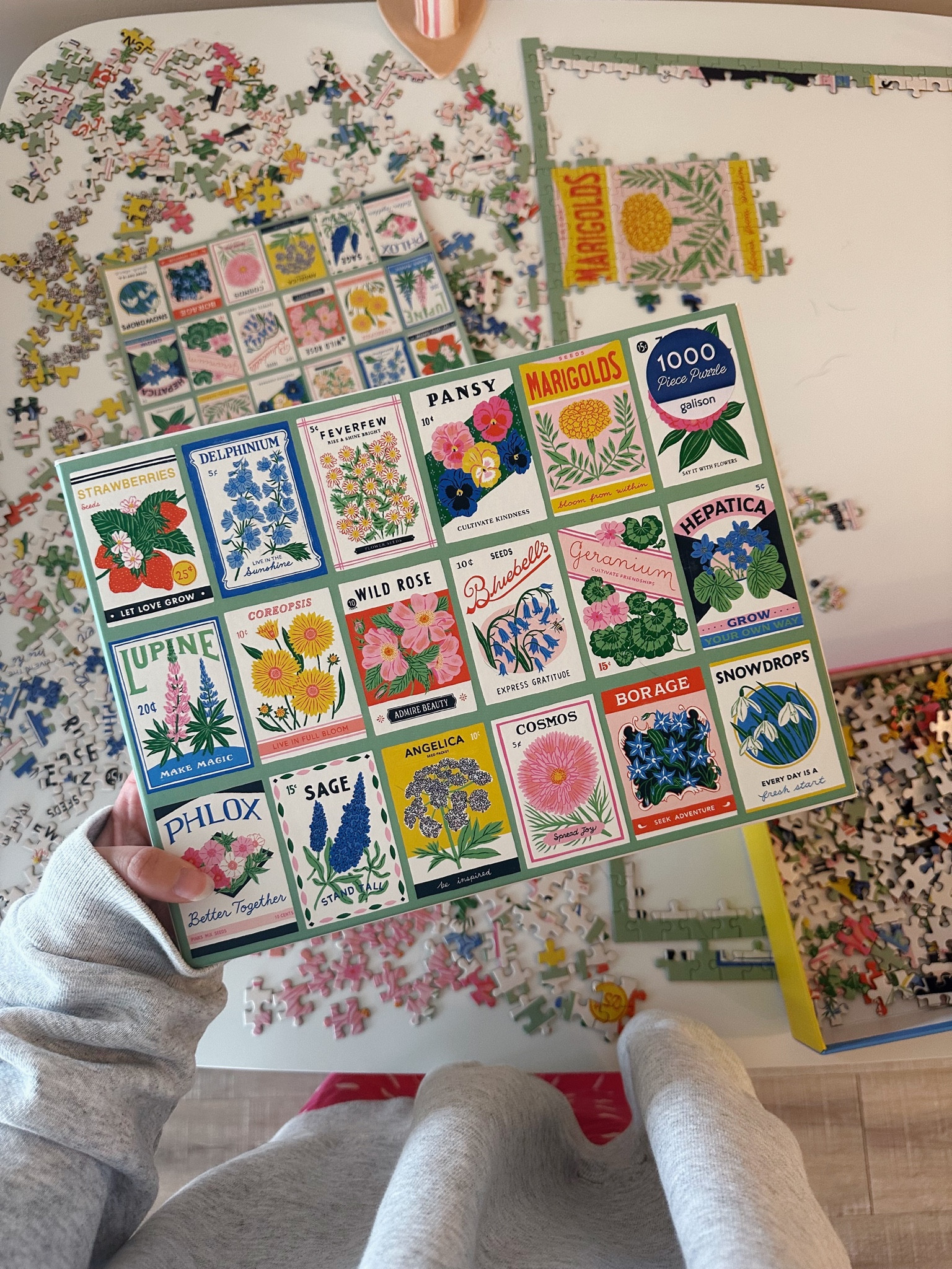 This puzzle is so adorable! I love that it’s little seed packets 🌼 im planning to frame it when it’s done! I can’t believe it was only $17?!?

#LTKSpringSale #LTKhome #LTKMostLoved