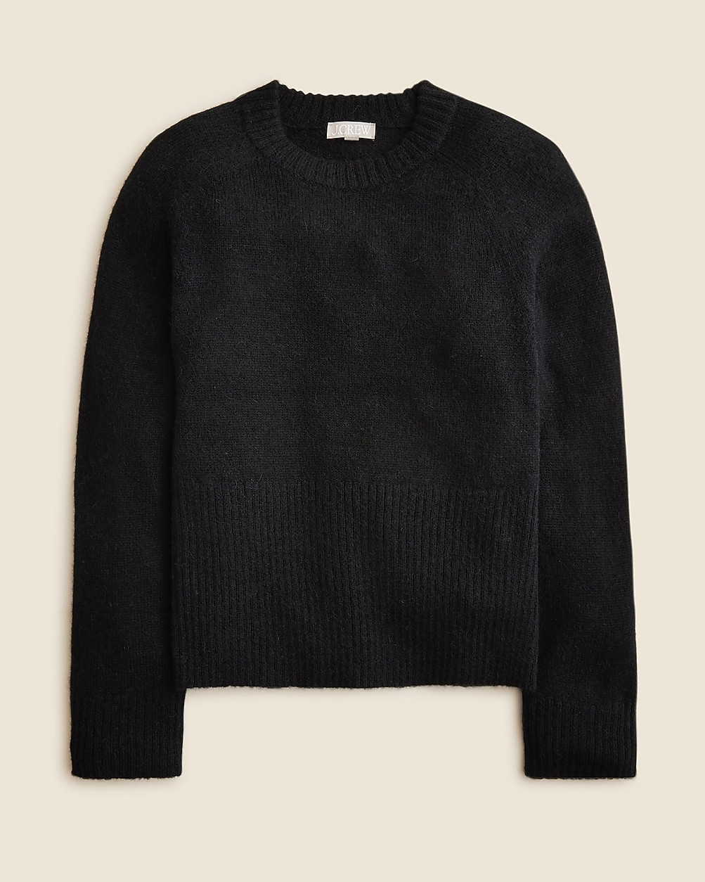 High rib pullover sweater in wool blend | J. Crew US