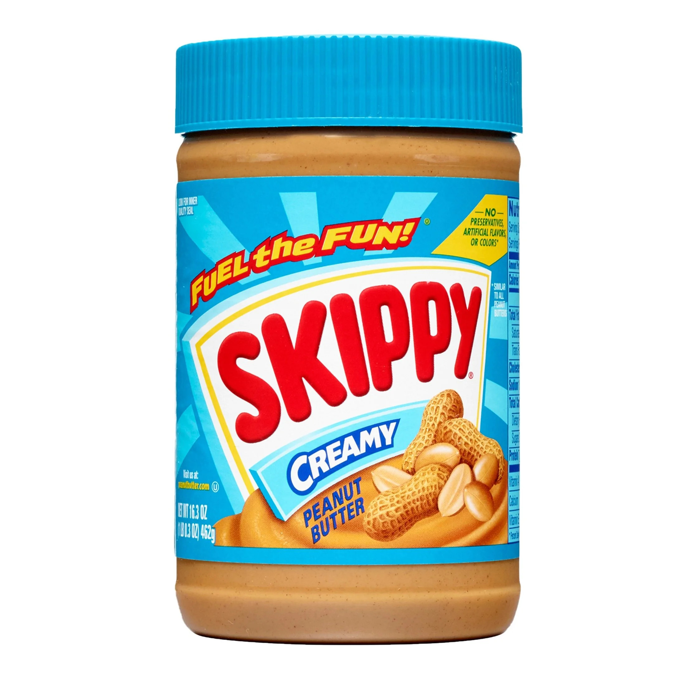 SKIPPY Peanut Butter, Creamy, Plastic Jar 16.3 oz | Walmart (US)