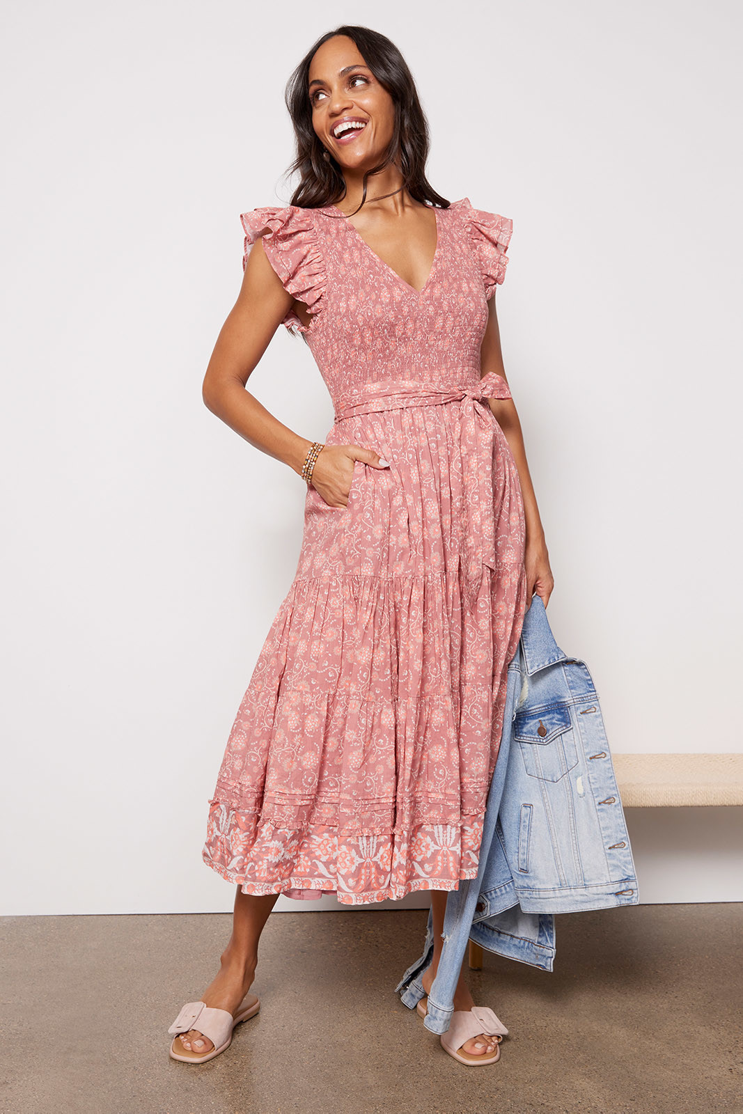 CLEOBELLA Rita Ankle Dress | EVEREVE | Evereve