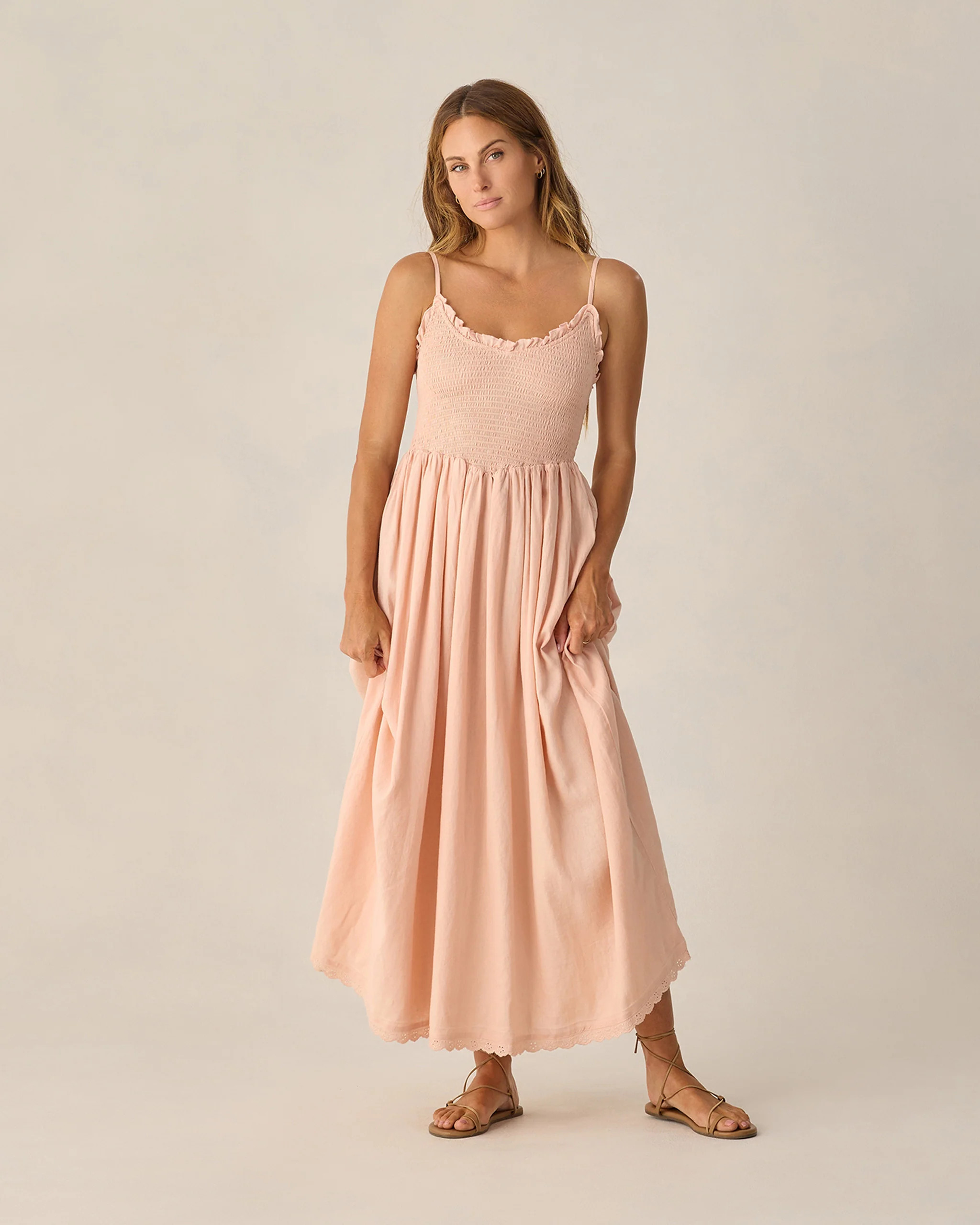 Women's Chrissy Dress Blush | Rylee + Cru