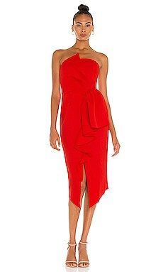 ELLIATT Reception Dress in Red from Revolve.com | Revolve Clothing (Global)