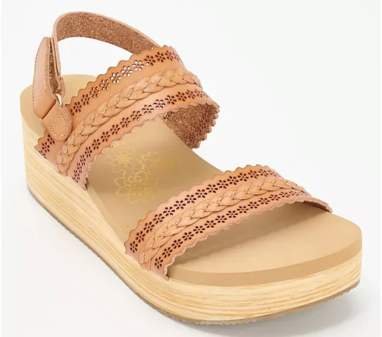 Make Your Selection: Skechers Cali Summers Adjustable Sandals -Coastal Stroll | QVC